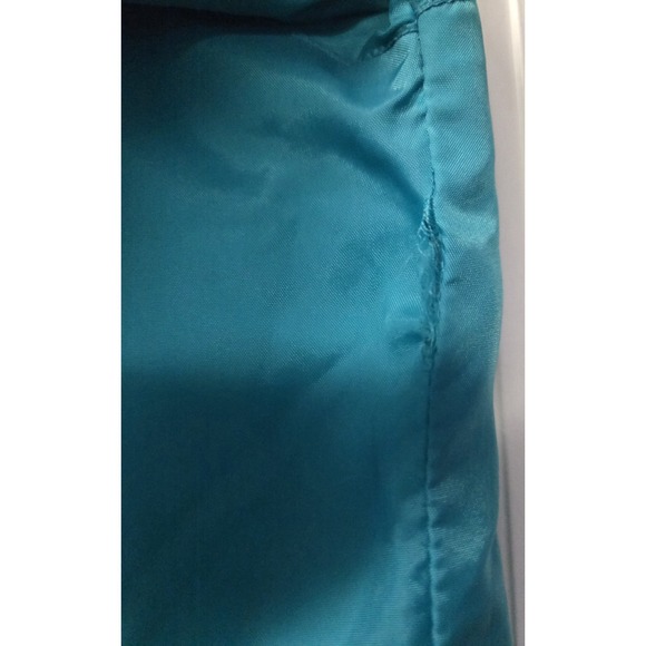 Cuffy's Cape Cod Women's Medium Turquoise 1/4 Zip Pullover Windbreaker. Flaw - Picture 6 of 8